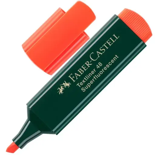 [FC154815] Fluorescent Textliner Faber Castell Orange 154815