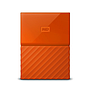 Disque dur externe Western Digital  WD MY PASSPORT USB 3.0 - 4To, Orange
