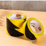 Rouleau Scotch 48*33 Adhesif Black/Yellow Signal Deli A700 